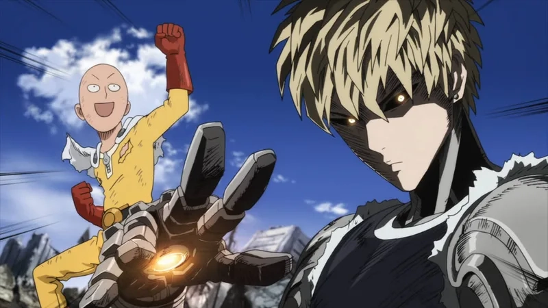 Cận cảnh đòn đánh saitama đấm genos