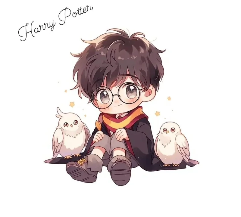 Tải ngay hình harry chibi cực dễ thương cho điện thoại