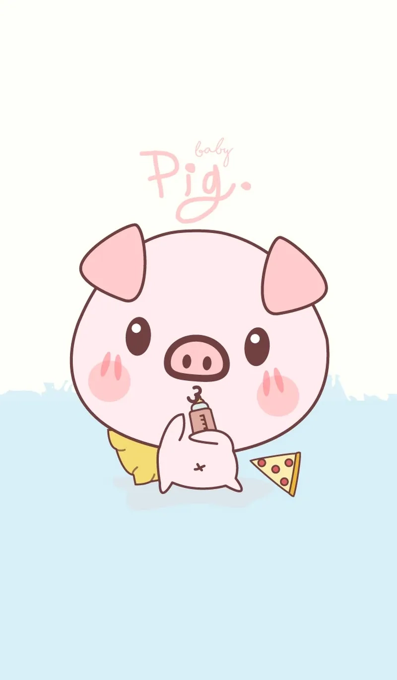 Ý tưởng vẽ chibi con heo độc đáo dành cho fan