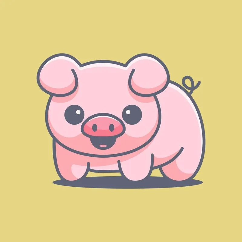 Tổng hợp mẫu chibi con lợn đẹp ấn tượng nhất