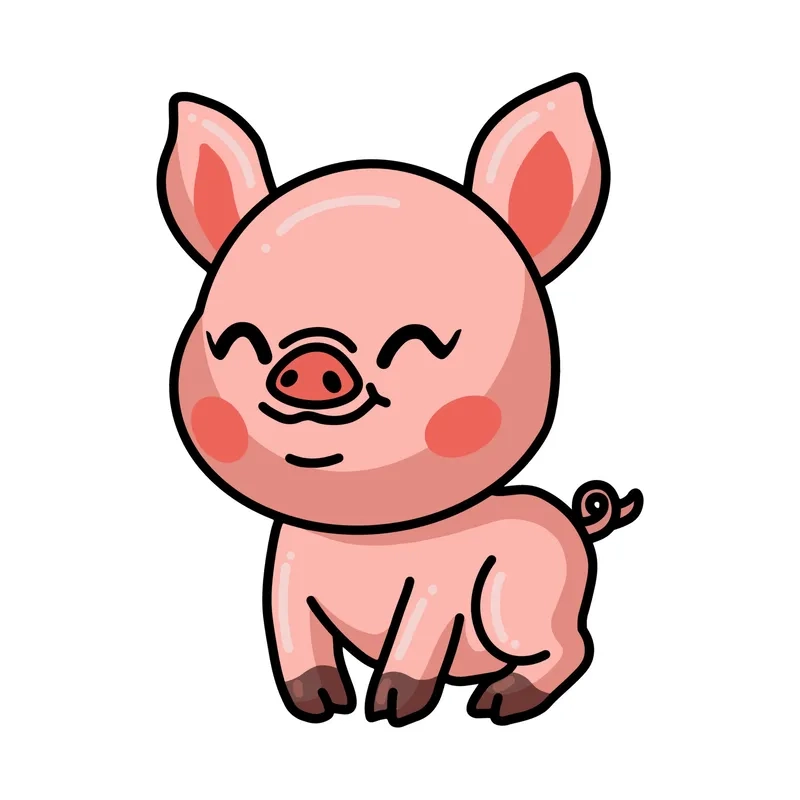 Bộ sưu tập heo chibi cute được yêu thích nhất