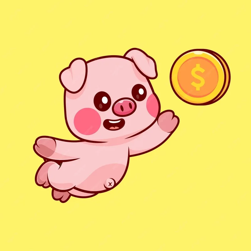 Bộ sưu tập hình con heo chibi dễ thương miễn phí