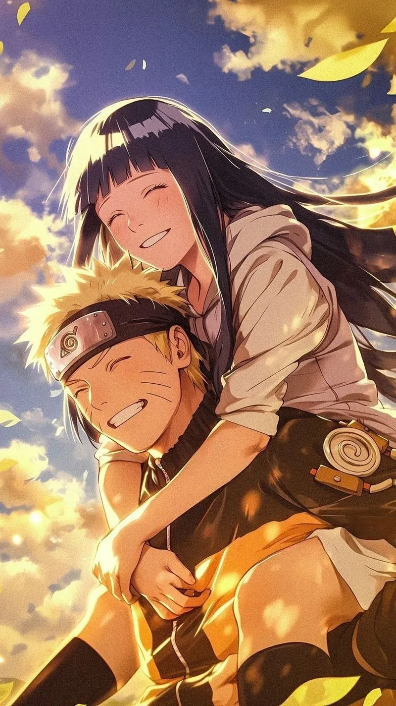 Cùng chiêm ngưỡng hinata với naruto dễ thương