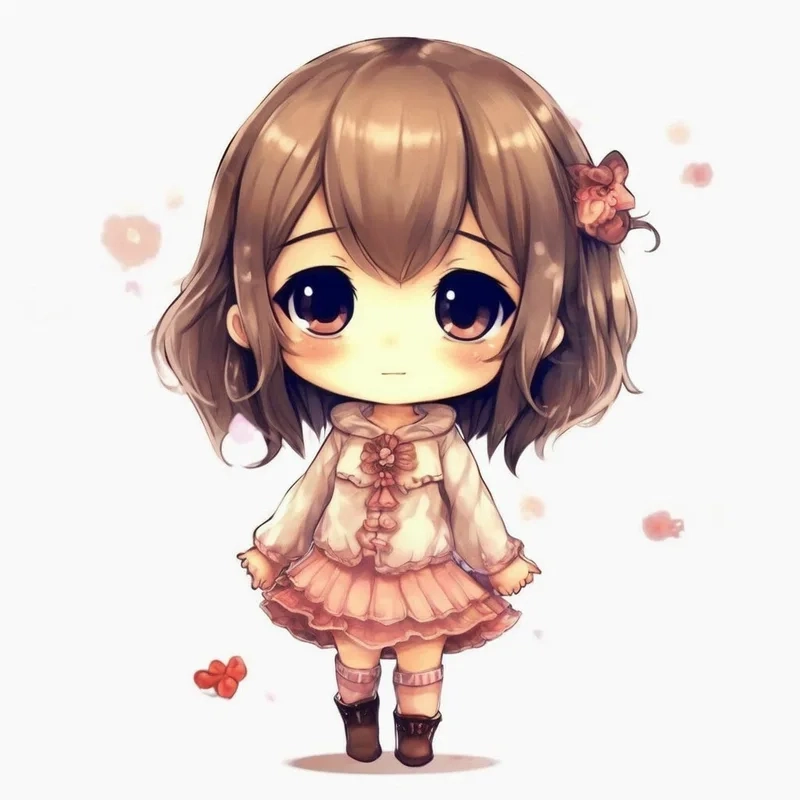 Ngắm ngay hình ảnh chibi nữ cute đơn giản dễ thương hết nấc
