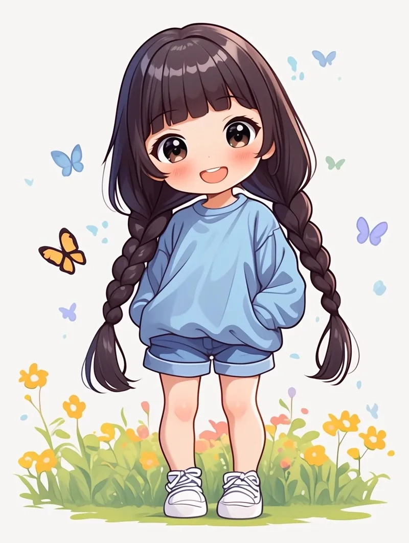 BST hình ảnh chibi nữ ngầu mang phong cách cá tính được yêu thích
