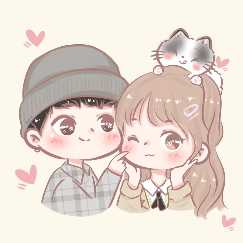 Bộ sưu tập hình chibi đôi cute đáng yêu không thể bỏ lỡ