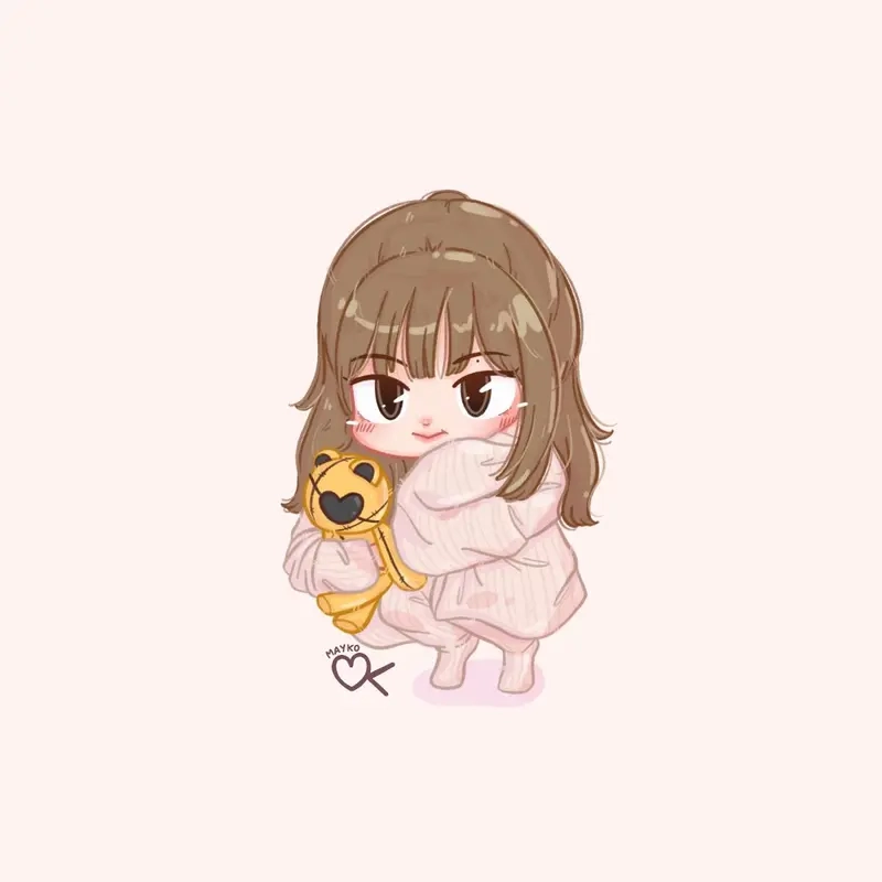 Đắm chìm trong thế giới ảnh nền chibi cute cực kỳ dễ thương