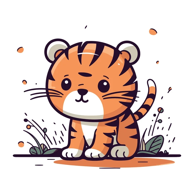 Bộ sưu tập hổ chibi anime đáng yêu cho tín đồ hoạt hình