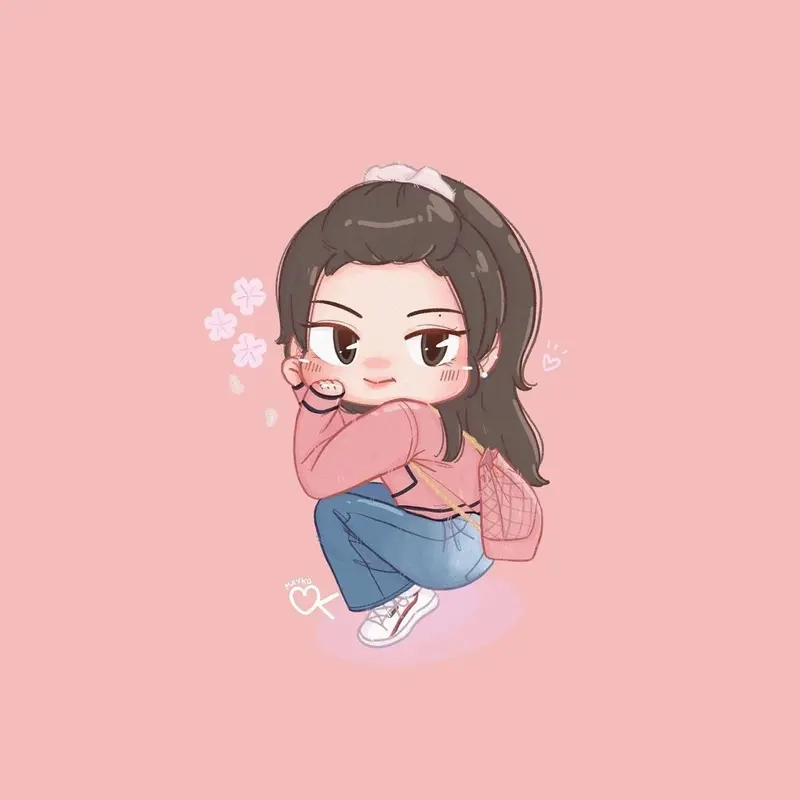 Ngắm ngay bộ sưu tập ảnh jennie chibi dễ thương cực hot