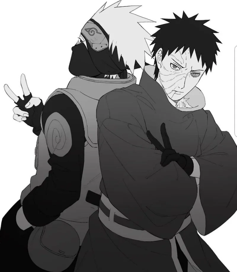 Tình bạn và chiến đấu trong obito x kakashi