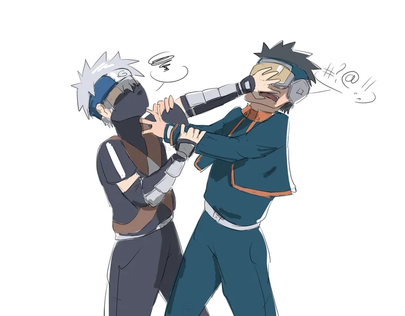 Hình ảnh xúc động của obito kakashi
