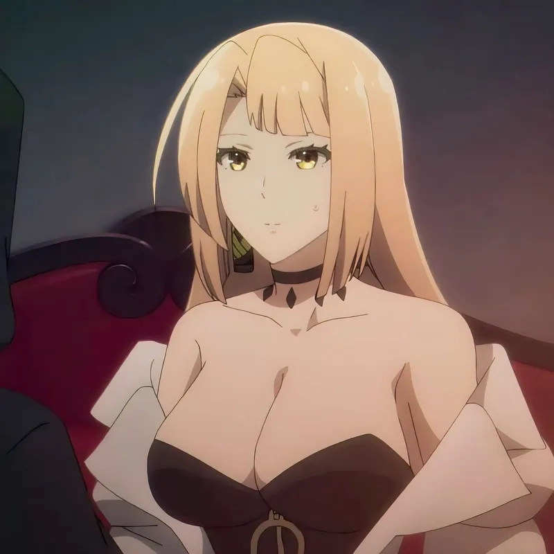 Hình nền anime girl cute thiên nhiên hòa mình với cây cỏ, hoa lá