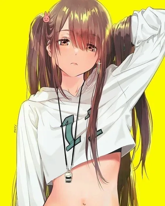 Hình nền anime girl cute mùa hè rực rỡ và đầy sức sống