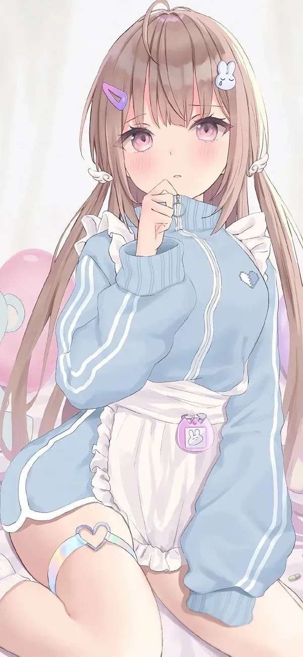 Hình nền anime girl cute mùa đông ấm áp và lãng mạn