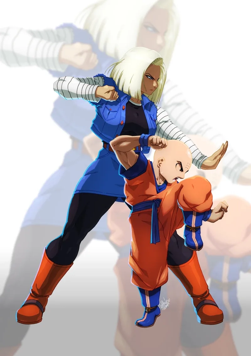 Khi tình bạn nảy nở giữa android 18 and krillin