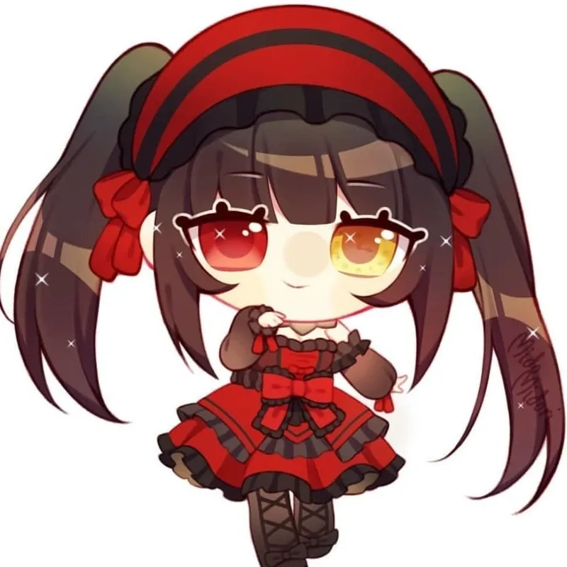 Top hình kurumi chibi cute dễ thương khiến bạn mê mẩn
