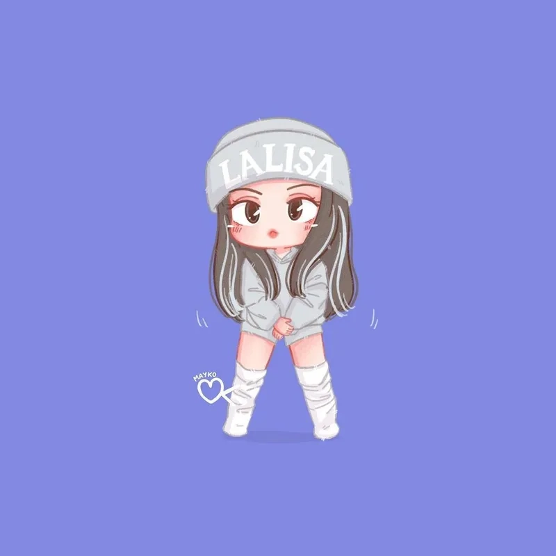 Tải ngay lisa chibi cute để làm avatar siêu dễ thương