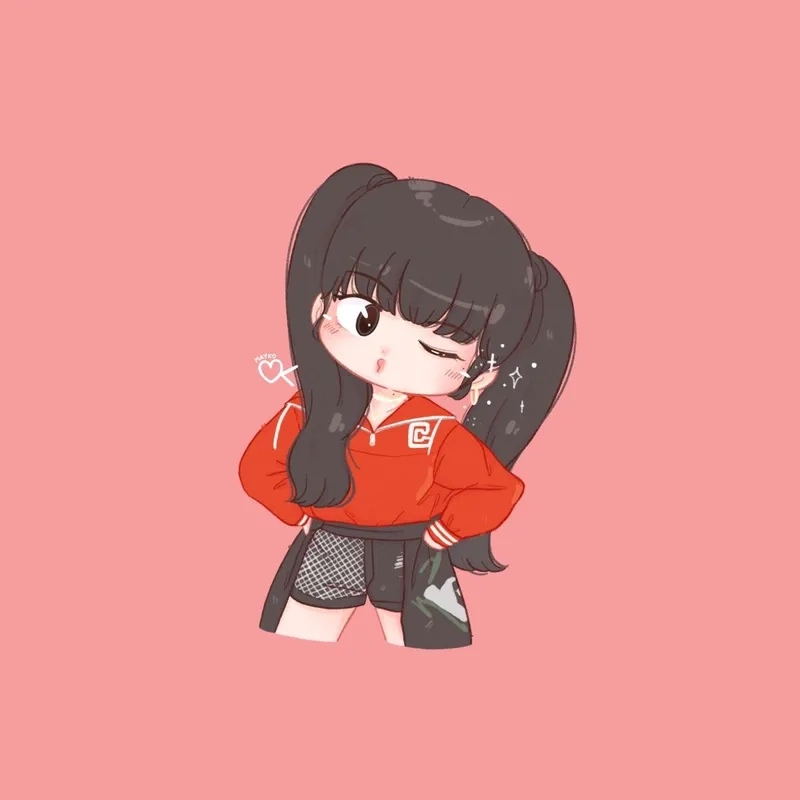 Bộ sưu tập hot trend với hình lisa chibi đẹp nhất