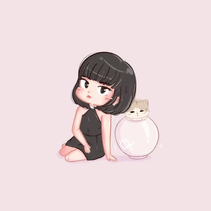 Tải miễn phí blackpink lisa chibi đẹp lung linh mới nhất
