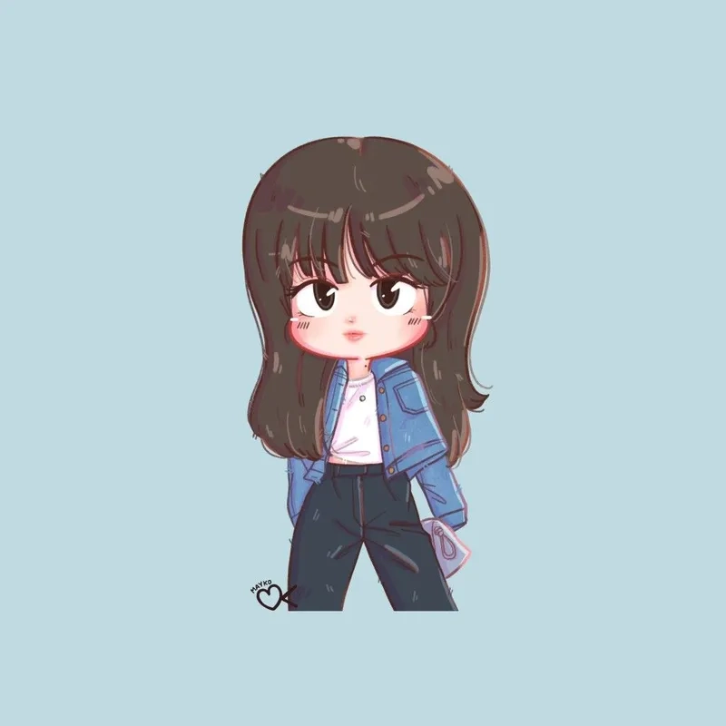 Thỏa sức ngắm nhìn hình lisa chibi cute chất lượng cao