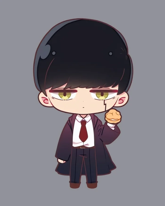 Bộ sưu tập mashle chibi png chất lượng cao cho thiết kế