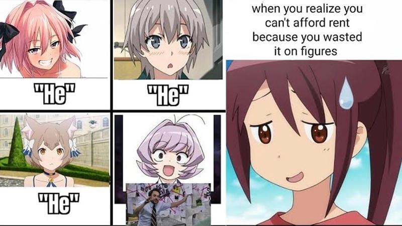 Thức dậy cùng những hình meme anime troll