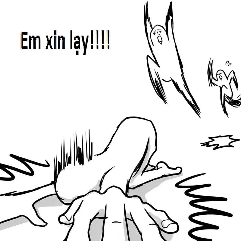 Khám phá những bức meme quỳ lạy hài hước