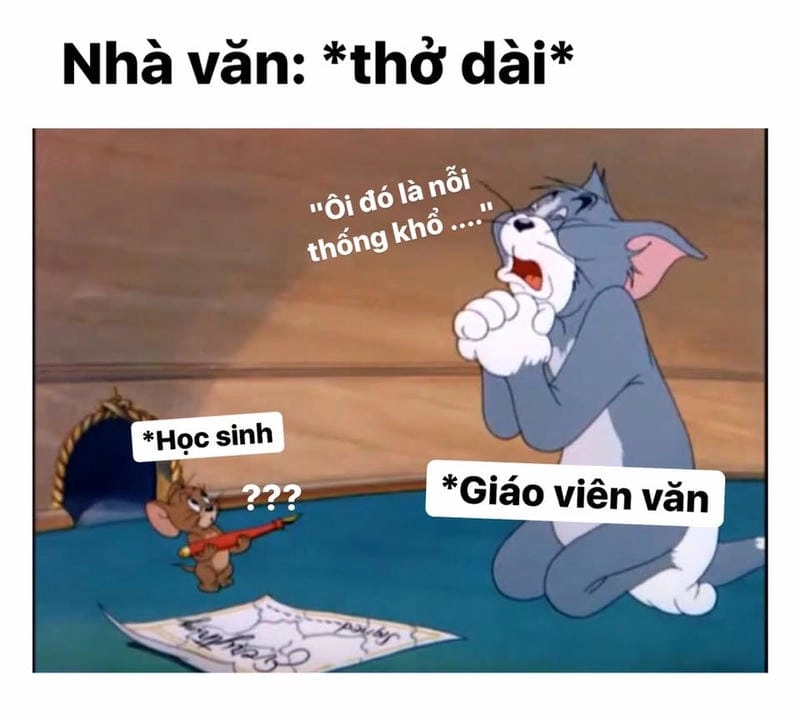 Sưu tầm những bức meme Tom sợ hãi