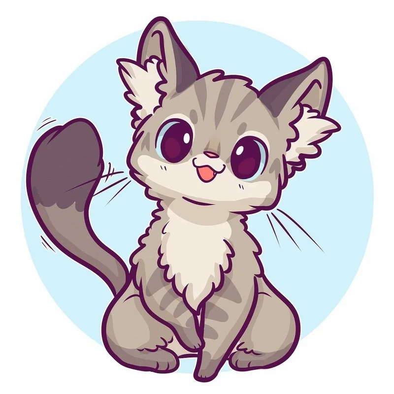 Khám phá ngay hình mèo chibi cute dành cho tín đồ yêu mèo