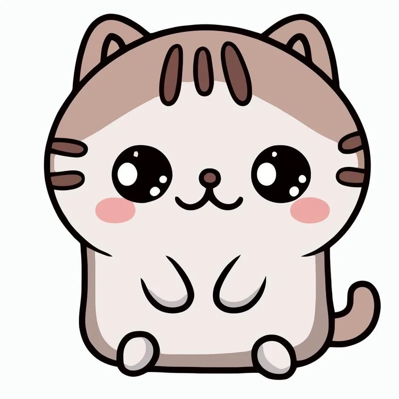 Tải về bộ hình con mèo chibi hot nhất dành cho fan cuồng mèo