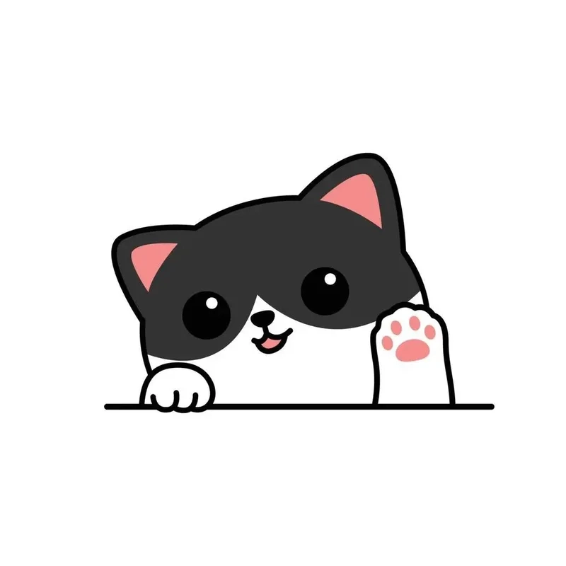 Trọn gói dễ thương với ảnh chibi mèo cực xinh