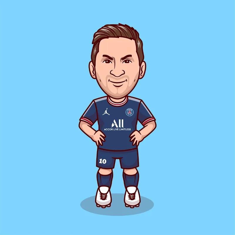 Khám phá bộ sưu tập chibi messi siêu đáng yêu dành cho fan bóng đá