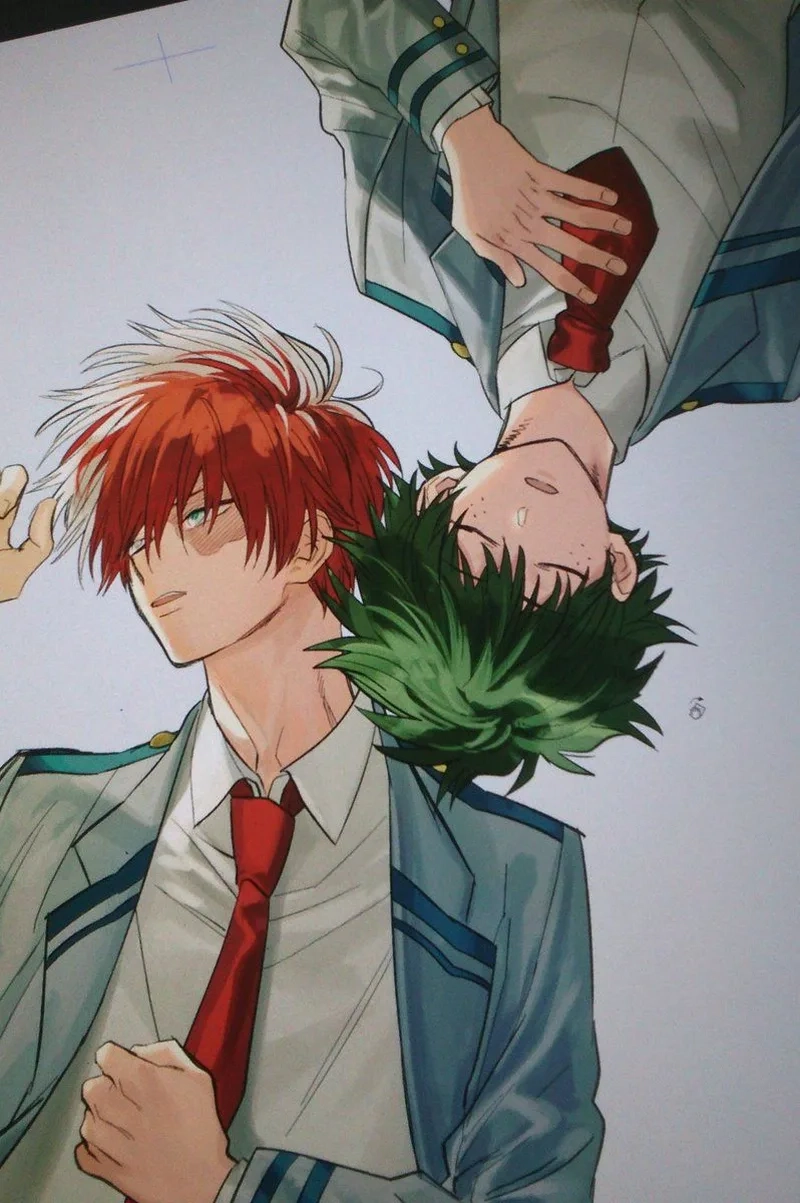 Trận đấu hấp dẫn giữa todoroki vs midoriya