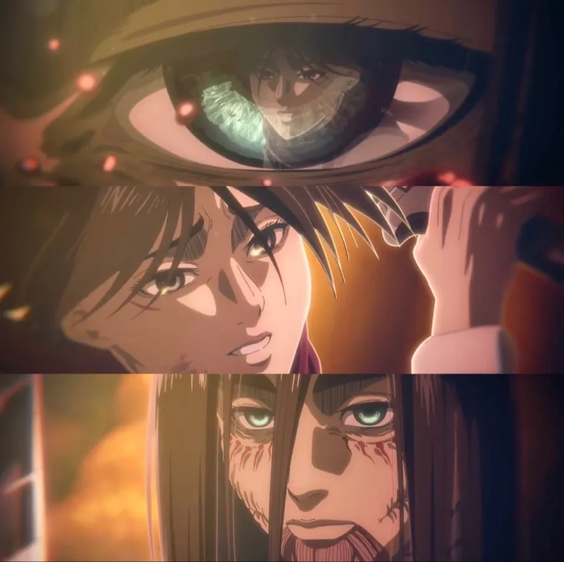 Khoảnh khắc gay cấn mikasa kill eren