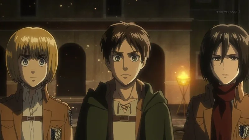 Tình bạn đáng yêu eren mikasa armin
