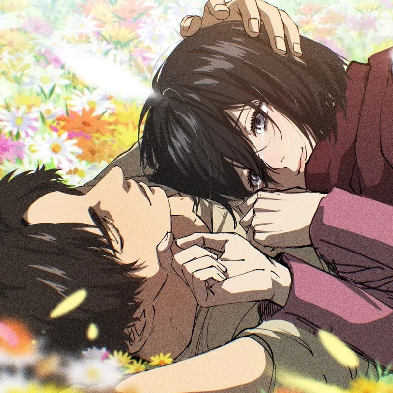 Tình cảm nhẹ nhàng của mikasa và eren