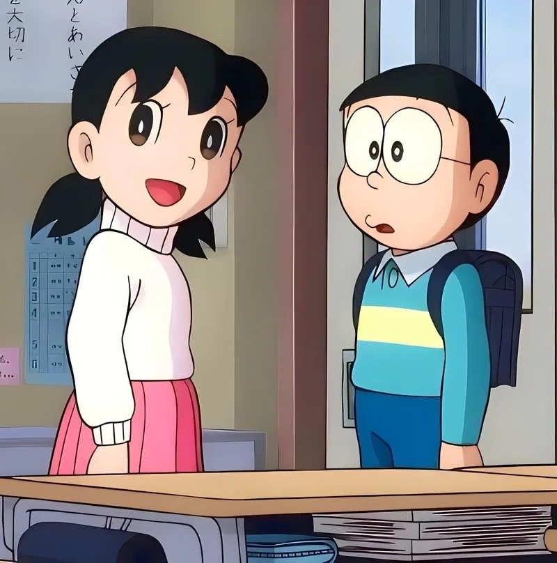 Ngắm đôi bạn đáng yêu nobita và shizuka cute