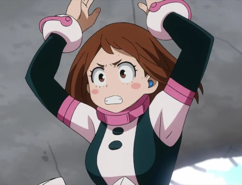 Trở thành fan cứng với hero academia ochako