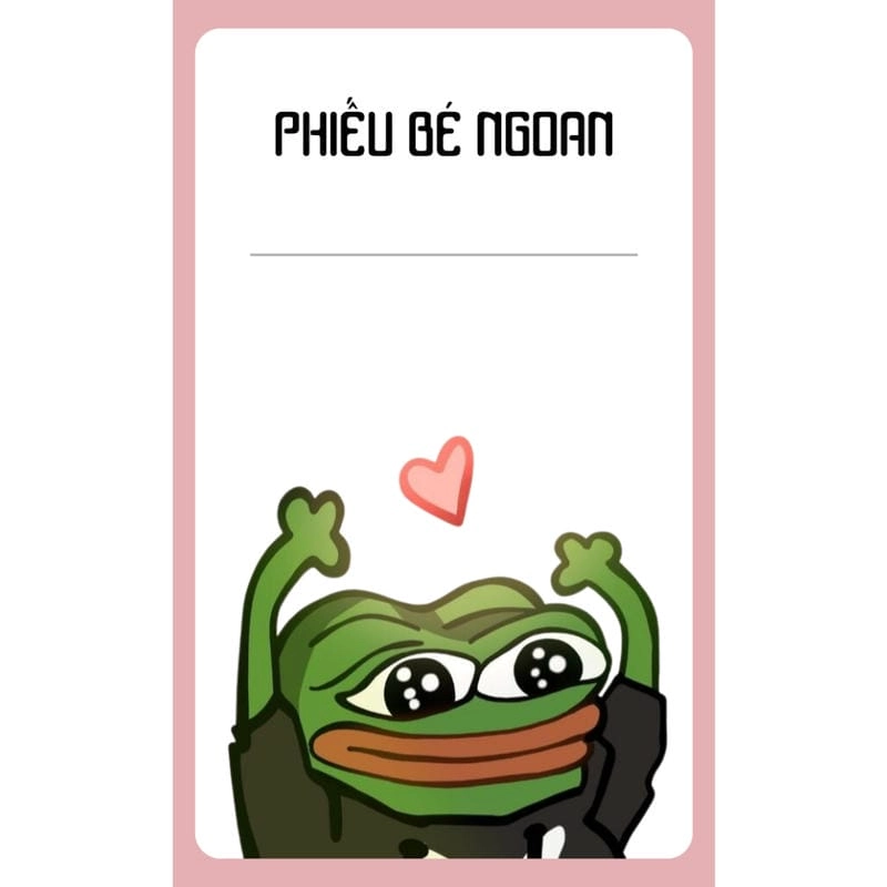 Tìm hiểu sức hút của phiếu bé ngoan meme