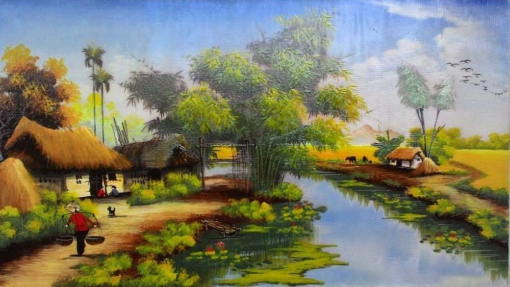 Thưởng thức ảnh phong cảnh đồng quê đẹp như tranh vẽ