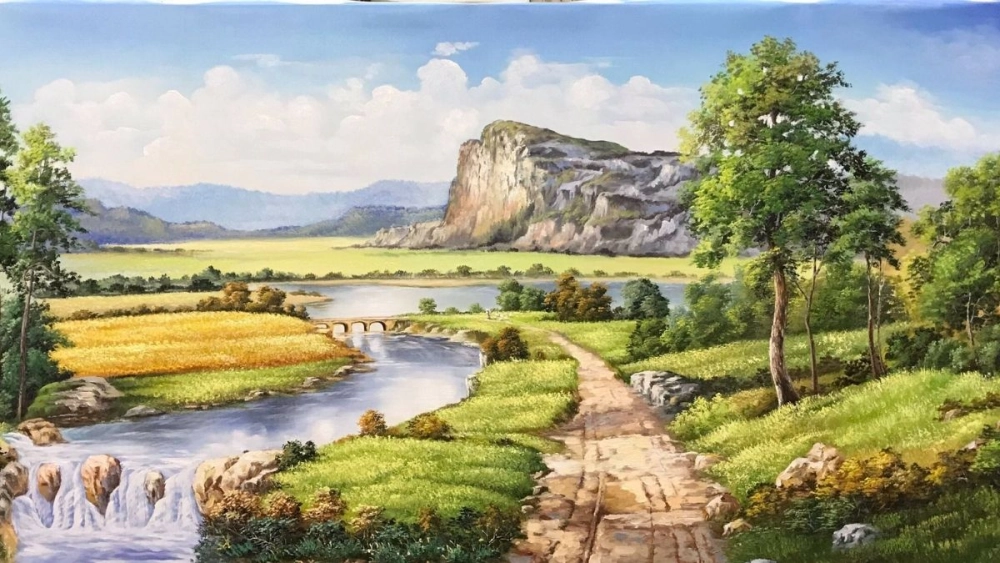 Tận hưởng vẻ đẹp của ảnh phong cảnh đồng quê đẹp tự nhiên