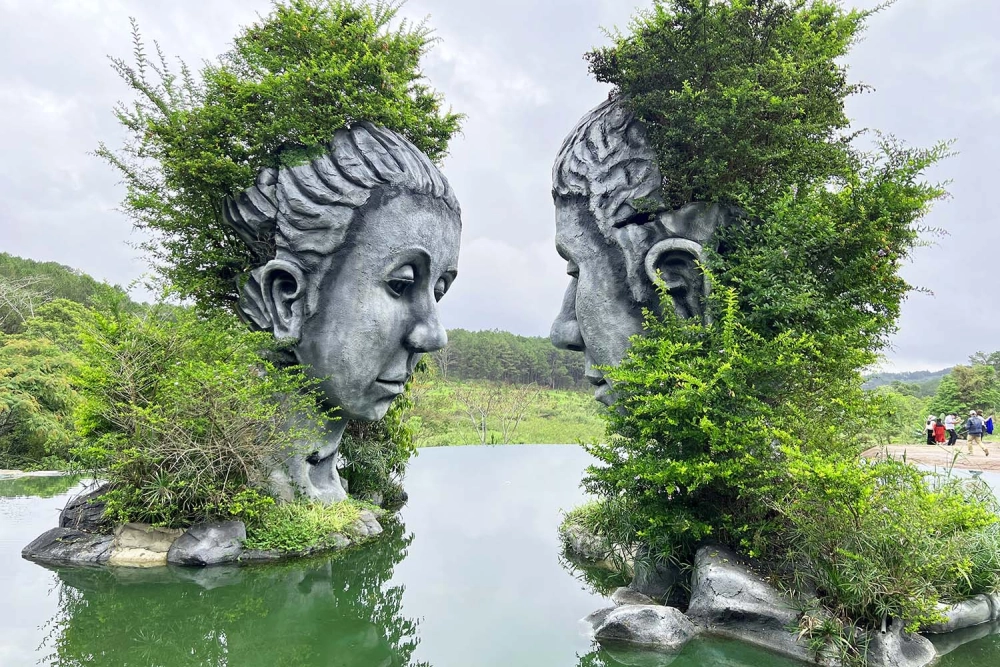 Ngắm hồ nước lâm đồng yên bình giữa rừng núi