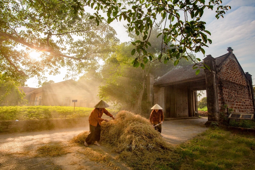 Tận hưởng ảnh làng cổ đường lâm đẹp như bước ra từ tranh