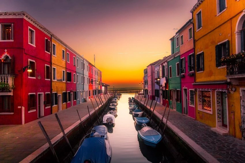 Khám phá phong cảnh venice lãng mạn và thơ mộng