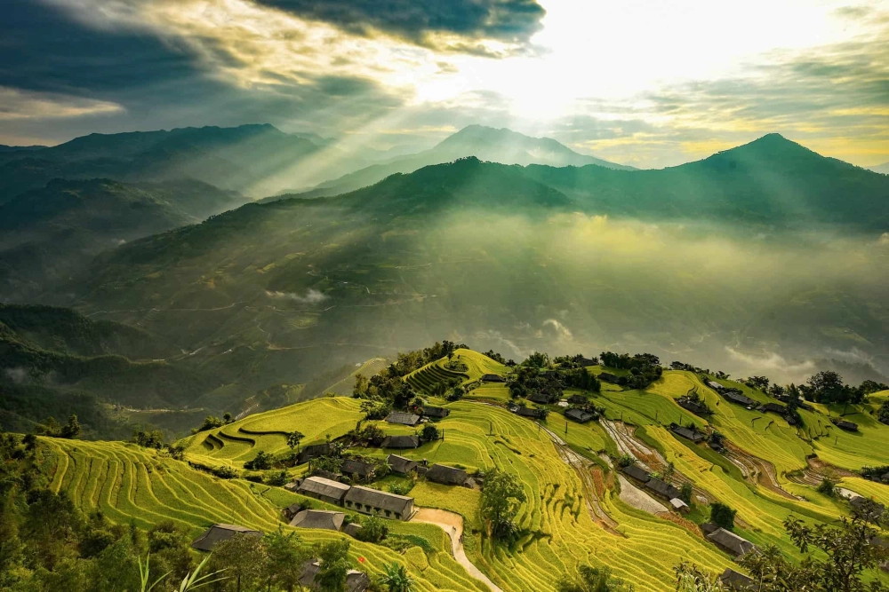 Tận hưởng nghệ thuật tranh vẽ phong cảnh vùng cao tinh tế