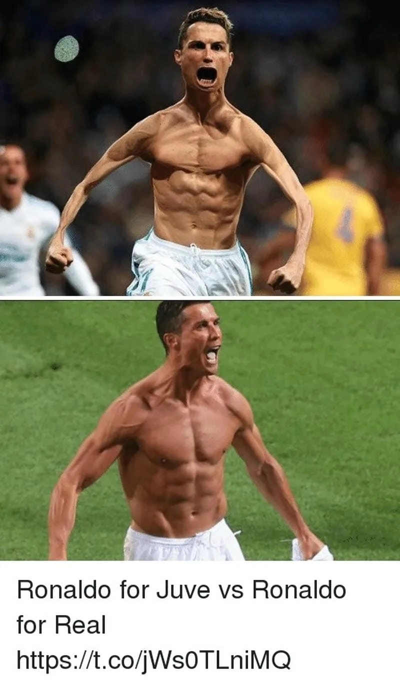 Săn lùng khoảnh khắc ronaldo meme buồn cười