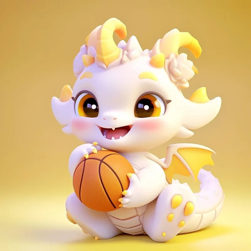 Chiêm ngưỡng tạo hình rồng chibi anime độc đáo đầy màu sắc