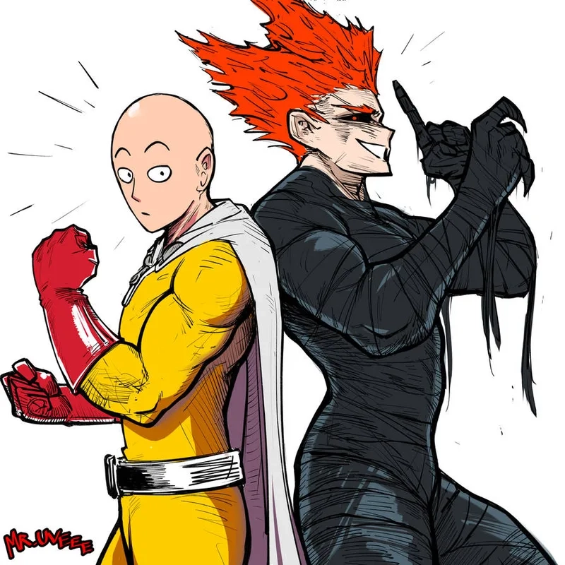 Chiêm ngưỡng sức mạnh saitama x garou