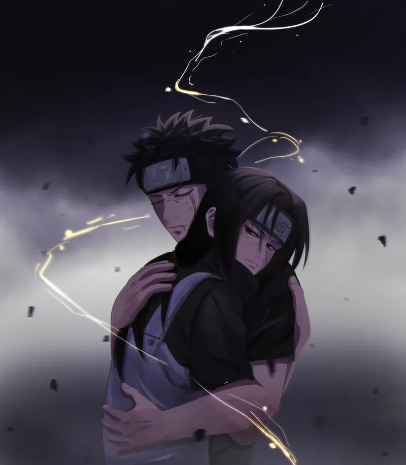 Khoảnh khắc tình bạn huyền thoại shisui x itachi
