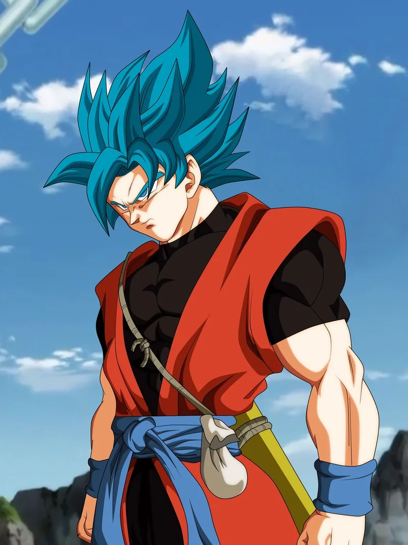 Thỏa sức sáng tạo với goku blue hair
